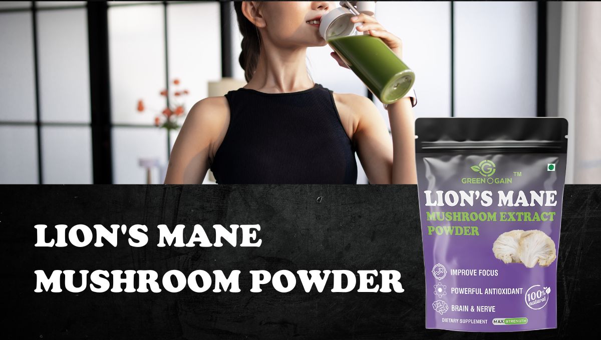 lion mane mushroom powder