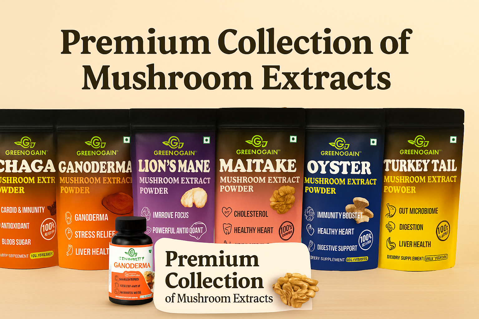 benefits of mushroom powder