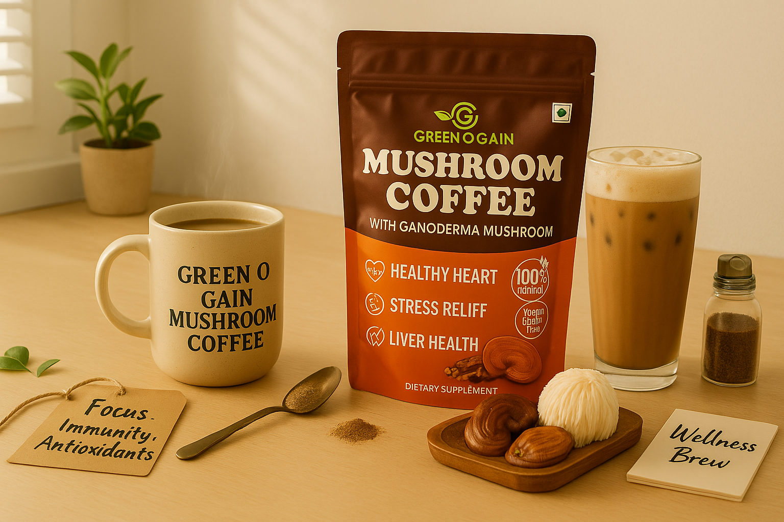 Mushroom Coffee - A Delicious Coffee Alternative for Focus, Energy, and Immunity 1 frappuccino coffee