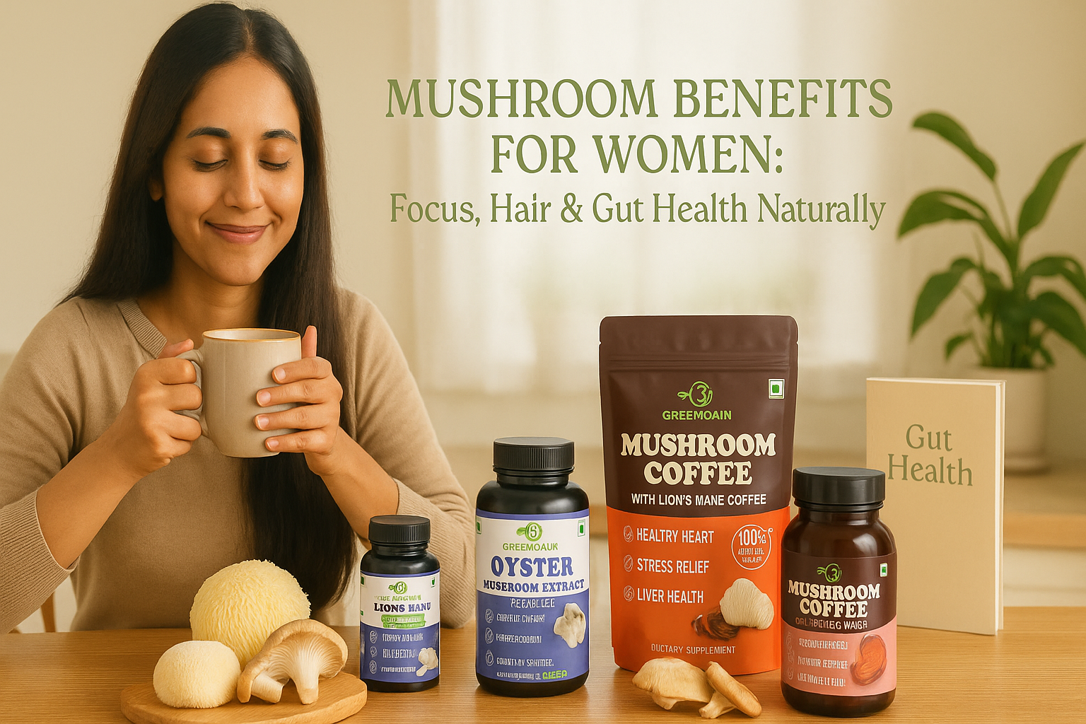 mushroom benefits for women