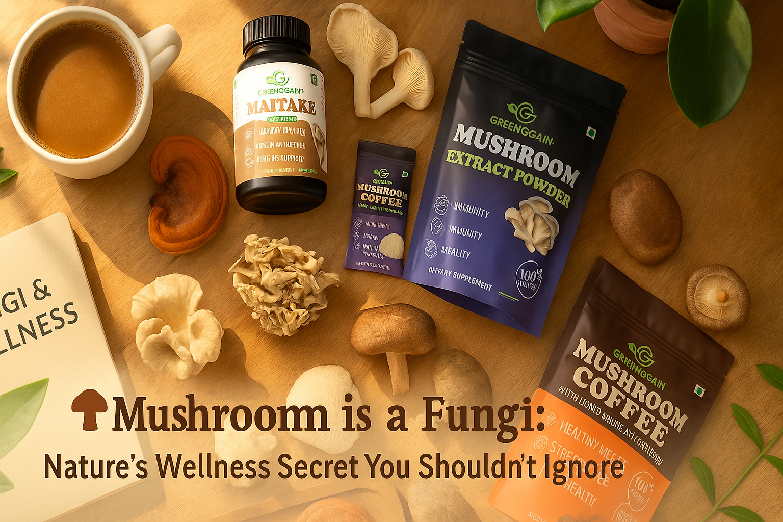 mushroom is a fungi