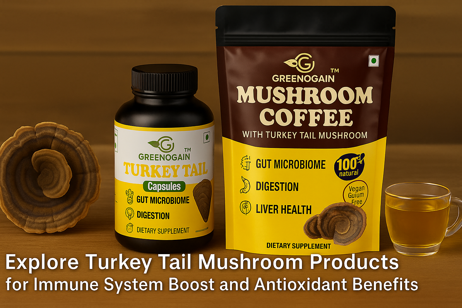 Explore Turkey Tail Mushroom Products for Immune System Boost and Antioxidant Benefits 1 turkey tail mushrooms